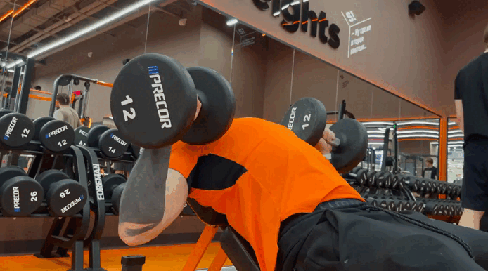 Жим гантелей лежа на наклонной скамье. Техника, ошибки и противопоказания &ndash; 5